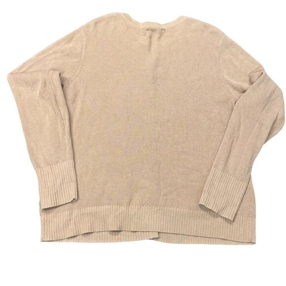 Isaac Mizrahi Live! Tan Button Down Cardigan Women’s Large - Picture 4 of 7